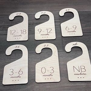 Wooden Baby Closet Dividers